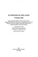 Cover of: In Defense of the Alien