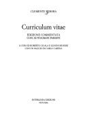 Cover of: Curriculum vitae: edizione commentata con autografi inediti