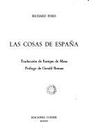 Cover of: cosas de España