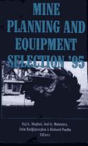 Mine planning and equipment selection 2000 by International Symposium on Mine Planning and Equipment Selection (9th 2000 Athens, Greece)
