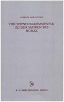 Cover of: Der Sciendum-Kommentar zu den Satiren des Horaz by Roberta Marchionni