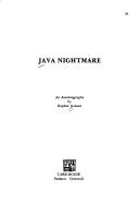 Cover of: Java nightmare by Daphne Jackson