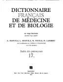 Cover of: Dictionnaire français de médecine et de biologie en vingt fascicules