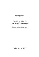 Cover of: Notas a La Regenta y otros textos clarinianos by Emilio Alarcos Llorach