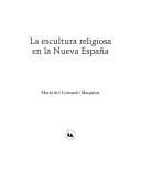 Cover of: escultura religiosa en la Nueva España