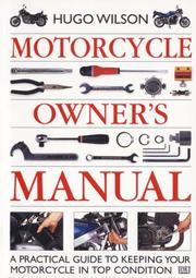 Motorcycle owner's manual by Hugo Wilson