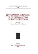 Cover of: Letteratura e impegno by a cura di Francesco Bruni, Paolo Cherchi.