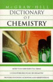 Cover of: McGraw-Hill dictionary of chemistry