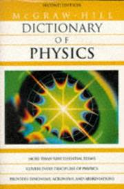 Cover of: McGraw-Hill dictionary of physics