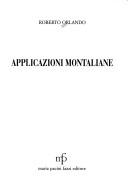 Cover of: Applicazioni montaliane