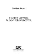 Cover of: Cuerpo y gesto en El Quijote de Cervantes by Bénédicte Torres, Bénédicte Torres