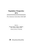 Cover of: Population by American Universities Field Staff.