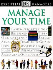 Cover of Manage your time
