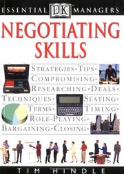 Cover of: Negotiating skills by Tim Hindle