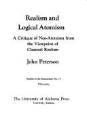 Cover of: Realism and logical atomism: a critique of neo-atomism from the viewpoint of classical realism.