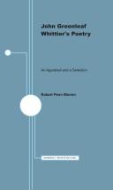 Cover of John Greenleaf Whittier's poetry