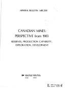 Cover of: Canadian mines: perspective from 1983 : reserves, production capability, exploration, development.