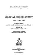 Cover of: Journal des Goncourt by Edmond de Goncourt