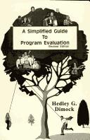 Cover of: A simplified guide to program evaluation