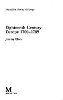 Cover of: Eighteenth century Europe 1700-1789