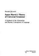 James Harris's theory of universal grammar by Masataka Miyawaki