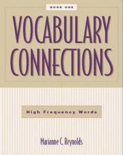 Cover of: Vocabulary Connections, Book 1- General Words by Marianne C. Reynolds