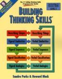 Cover of: Building Thinking Skills-Book 1-Teachers Manual