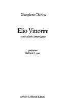 Cover of: Elio Vittorini: epistolario americano