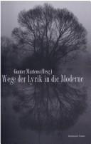 Cover of: Wege der Lyrik in die Moderne. Beitr age eines deutsch-polnischen Symposiums