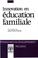 Cover of: Innovation en éducation familiale 