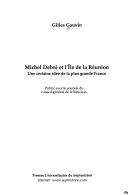 Cover of: Michel Debré et l'île de la Réunion: une certaine idée de la plus grande France