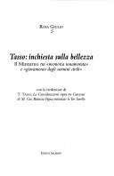 Cover of: Tasso, inchiesta sulla bellezza by Rosa Giulio