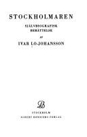 Cover of: Stockholmaren by Ivar Lo-Johansson