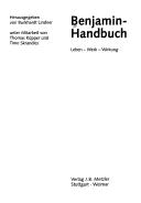 Benjamin-Handbuch by Burkhardt Lindner