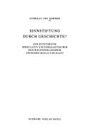 Front cover of Sinnstiftung durch Geschichte? by Andreas U. Sommer