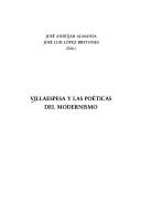 Villaespesa y las poéticas del modernismo by José Andújar Almansa