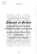 Cover of: Lituanos en Berisso by Juan F. Klimaitis
