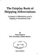 The Fairplay book of shipping abbreviations by Peter Kapoor