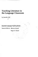 Cover of: Teaching literature in the language classroom