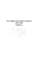 Cover of: Aux origines de la nation ivoirienne, 1893-1946