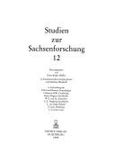 Cover of: Studien zur Sachsenforschung: [Herrn Dr. Albert Genrich zum 65. Geburtstag gewidmet]