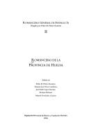 Romancero de la provincia de Huelva by Pedro M. Piñero Ramírez