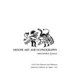Cover of: Moche art and iconography