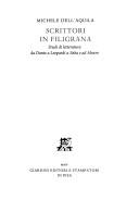 Cover of: Scrittori in filigrana: studi di letteratura da Dante a Leopardi a Saba e ad Alvaro