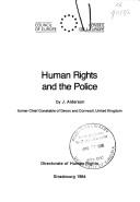 Cover of: Human rights and the police by Council of Europe. Directorate of Human Rights.