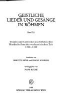 Cover of: Geistliche Lieder und Gesänge in Böhmen