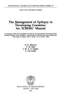 Cover of: The Management of epilepsy in developing countries by S.D. Shorvon ... [et al.].