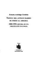 Cover of: Tepito by Ernesto Aréchiga Córdoba, Ernesto Aréchiga Córdoba