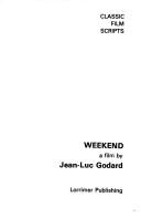 Cover of: Weekend by Godard, Jean-Luc