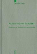 Cover of: Rechenschaft vom Evangelium by Lohse, Eduard